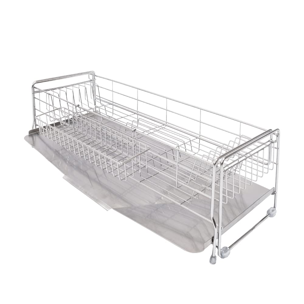 HIBARI 食器 水切りラック シンクサイド スライド 調整可能 ステンレス 箸置き付き商品画像