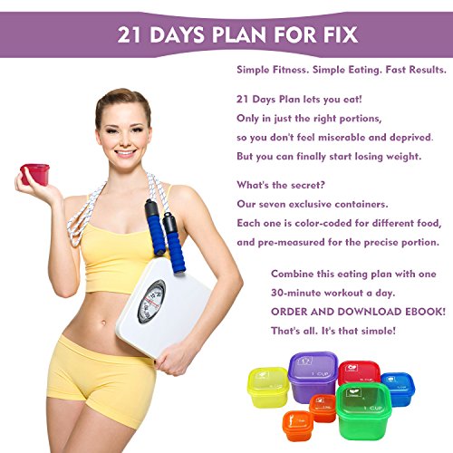 5 Piece+Portion+Control+Container+Weight