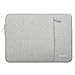 MOSISO Laptop Sleeve Bag Compatible with 13-13.3 inch MacBook Pro, MacBook Air, Notebook Computer, Vertical Style Water Repellent Polyester Protective Case Cover with Pocket, Gray primary