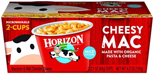 UPC 742365004964, Horizon Organic Classic Mac Cheese, Microwaveable Macaroni and Mild Cheddar, 2 Count