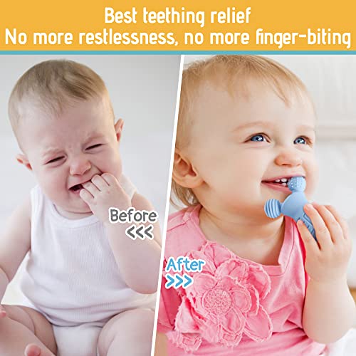 Teething Toys for Babies 06 Months,Freezer BPA Free Baby Teething Toys