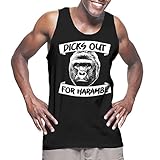Mens Dicks Out For Harambe Tank Top T-shirt
