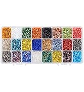 PH PandaHall 150 stuks 14 karaat vergulde ronde kralen, 6 mm, gladde en duurzame afstandskralen van messing, naadloos, voor het maken van stapelbare sieraden