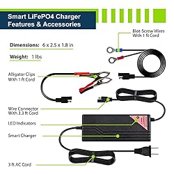 ExpertPower 12V 5A Smart Charger for Lithium