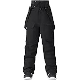 WOWULOVELY Womens Ski Pants Men Snowboard Pants Baggy Snow Bibs Pants Overall Waterproof Windproof Insulated Winter Sports