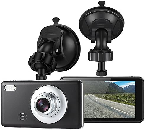 Pekyok Full HD Dash Cam, KB31 4.0 Inch IPS Touch Screen Dash Camera for Car DVR Recorder Built-in Battery with 170°Wide Angle WDR Night Vision Loop Recording G-sensor Parking Monitor Motion Detection