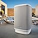 Riva Arena Multiroom Wireless Bluetooth Smart Speaker with Chromecast for Home Audio and Outdoor (White), Combo with Battery