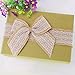 Burlap Ribbon Roll White Lace Trims Tape Natural Jute Fabric Ribbons 156 Inches