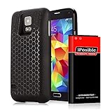 Galaxy S5 Extended Battery [7800mAh], iPosible Li-ion Battery Replacement for Samsung Galaxy S5, G900H, I9600, Verizon G900V, at&T G900A, T-Mobile G900T, Sprint G900P with Back Cover& Protective Case.