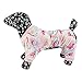 CuteBone Flamingo Dog Pajamas Cute Cat Clothes Pet Pjs Onesie, Small P44S