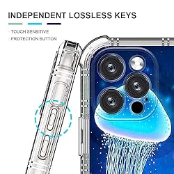 CARLOCA Compatible with iPhone 12 Pro Case,Clear