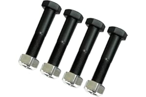 Inline Tube Compatible with 1969-72 GM A-Body Steering Arm To Spindle Bolts & Lock Nuts Disc Brake Cars 8pc