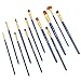 Dainayw Paint Brushes, Acrylic Paint Brush Set for Art Painting, Watercolor, Oil, Rock, Fabric, 12 Pieces