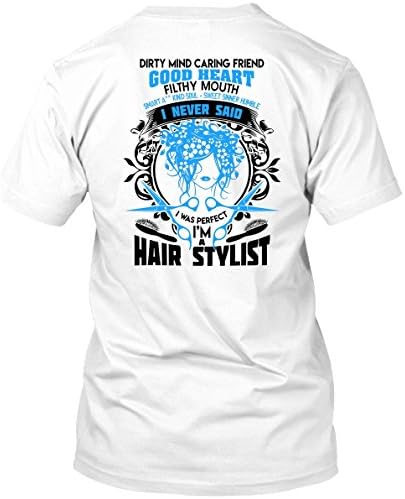 Tee Bon I'm A Hair Stylist T Shirt, I Love Hair Stylist T Shirt Unisex (L,White)