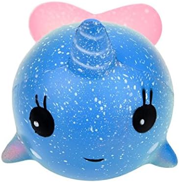 Beckay Exquisite Fun Big Whale Scented Squishy Charm Slow Rising Simulation Toy