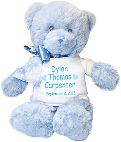 baby boy blue teddy bear
