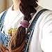 Thick Hair Ties for Women Girls Cute Ponytail Holder Soft Elastics Hairbands Stretchy Bulk Colorful No Pull Non Slip Hair Accessories