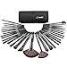 Make up Brushes, VANDER LIFE 32pcs Premium Cosmetic Makeup Brush Set for Foundation Blending Blush Concealer Eye Shadow, Cruelty-Free Synthetic Fiber Bristles, Travel Makeup bag Included, Black