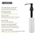KVADRAT 304 Stainless Steel Pump Soap Dispenser,Oil Rubbed Bronze 500ML/17.1 OZ PE Bottle Refillable from Top Great for Essential Oils, Lotions, Liquid Soaps for Kitchen Bathroom
