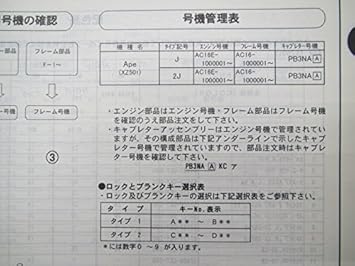 Amazon 中古 ホンダ 正規 バイク 整備書 エイプ50 パーツリスト 1版 パーツカタログ 整備書 バイク工具 メンテナンス 車 バイク
