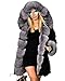 Roiii Women's Warm Winter Coat Hood Parka Overcoat Faux Fur Jacket Outwear…
