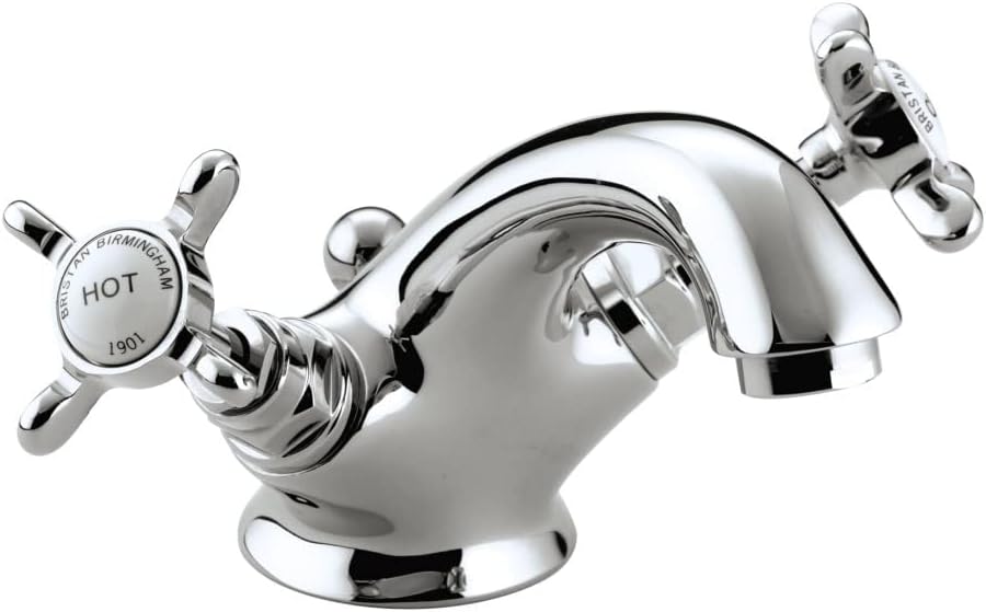 Bristan N BAS C CD 1901 Basin Mixer Chrome with Pop Up Waste