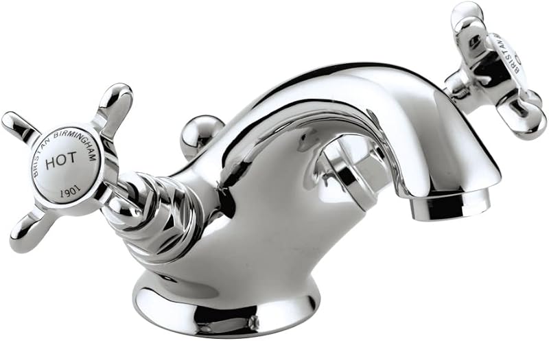 Bristan N BAS C CD 1901 Basin Mixer Chrome with Pop Up Waste