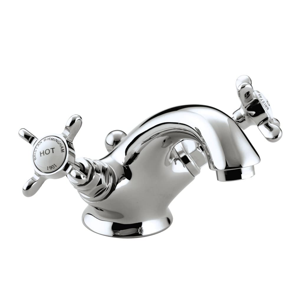 Bristan N BAS C CD 1901 Basin Mixer with Pop-Up Waste - Chrome