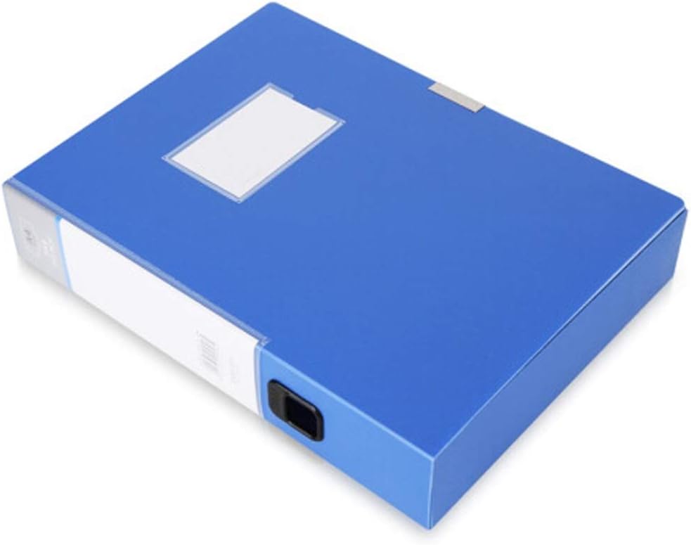 XCBW 10 Packungen Mehrzweck-Archivbox aus Kunststoff mit seitlichem