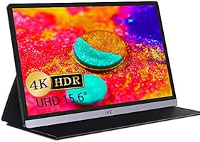 4Kモバイルモニター モバイルディスプレイ 15.6インチ ポータブルモニター 3840x2160IPSゲーミングモニター Type-C*2/HDMI/超薄/IPSパネル モバイルディスプレイ Nintendo Switch/PS4...