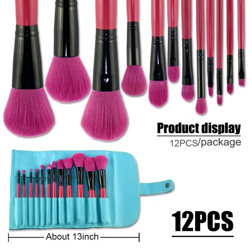 Phileex Professional 13 PCs Makeup Brush Set/kit with Pouch,Set of 12
