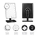 Makeup Mirror 20 LED Lighted Touch Screen Vanity Mirror with Removable 10x Magnifying Mirror, 180 Degree Rotation, Include 4 Pack Batteries, Microfiber Cloth, Special Box by Tinitex