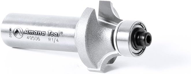 Amana Tool 49506 Carbide Tipped Corner Round 1 4 Radius X 1 Dia X 1 2 Shank Edge Treatment And Grooving Router Bits Amazon Com amana tool 49506 carbide tipped corner round 1 4 radius x 1 dia x 1 2 shank