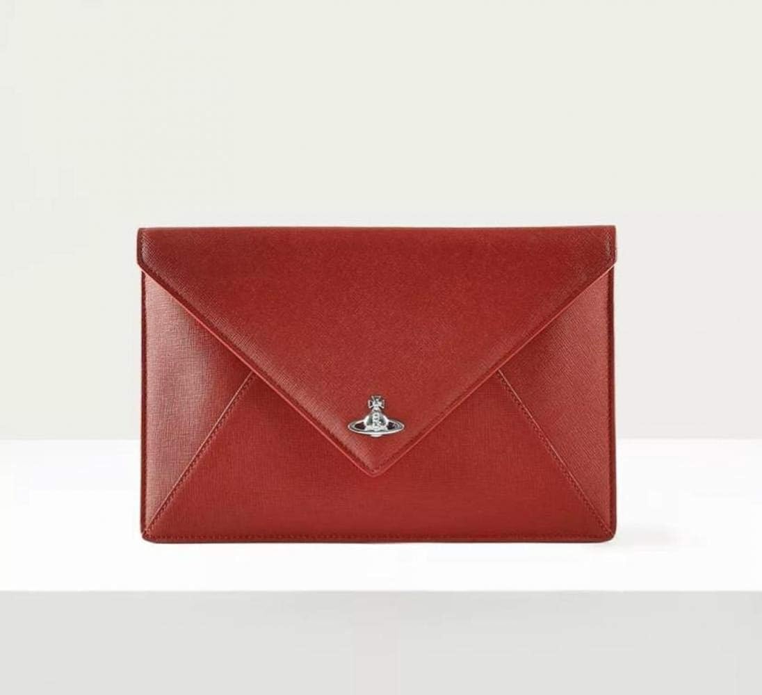 vivienne westwood red clutch bag