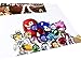 12Pcs Colorful Glass Gems for Kids, Fake Diamonds Gemstones for Kids, Fake Gems, Diving Gems, Crystal Gems Jewels Diamond Decorations for Party Pirate Favors Table Decor Treasure Chest 30mm (1-1/5'')