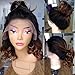TopFeeling Short Lace Front Wigs Human Hair Bob Wigs Brazilian Body Wave Ombre Highlight Color Short Wigs For Black Women