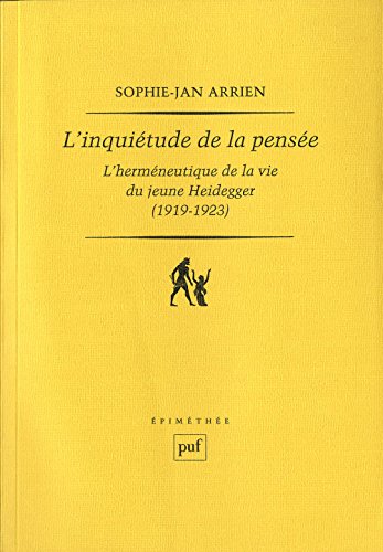 L' inquiétude de la pensée
