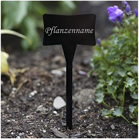 Acrílico cristal – Etiquetas para plantas (Esclavo Negro – Jardín ...