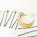 QTMY 6 PCS Metal Star Moon Pearl Hairpin Hair Clips Hair Accessories