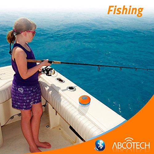 Bluetooth-Shower-Speaker--FM-RADIO--Water-Resistant--Wireless-and-Hands-Free-speaker-phone-with-Suction-Cup--Auto-Pairing-Feature--Compatible-with-all-Bluetooth-devices