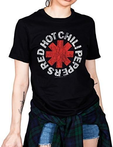 Official Red Hot Chili Peppers Distressed Asterisk Unisex T-Shirt New Licensed