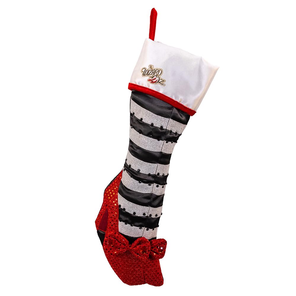 Wizard of Oz 19" Ruby Slippers Holiday Stocking