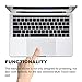 FORITO Palm Rest Cover Skin with Trackpad Protector for 2017 or 2016 Released 15 Inch MacBook Pro Model A1707 with Touch Bar (Silver)