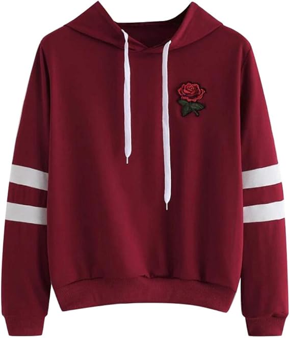 girls maroon hoodie