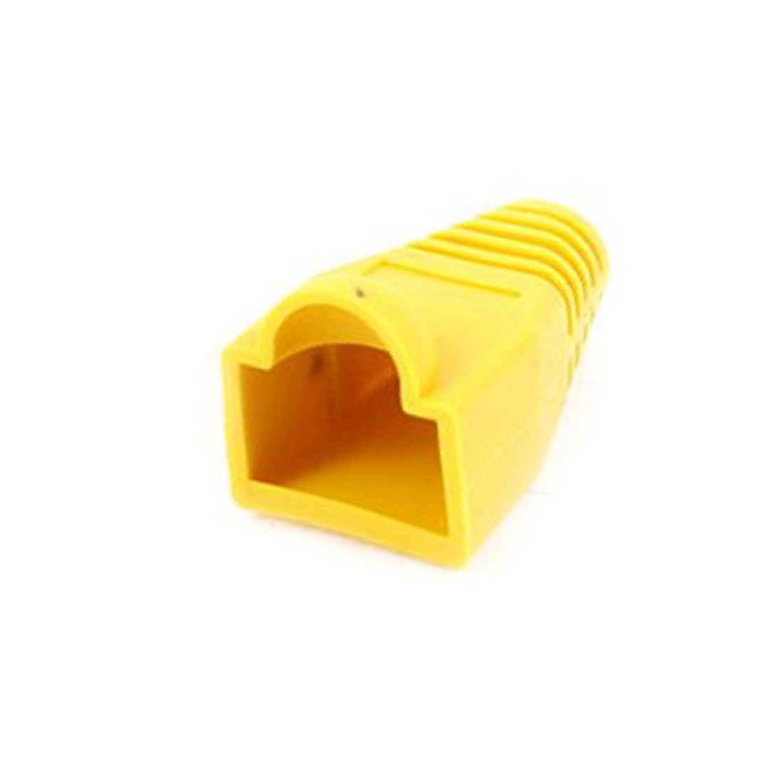YIOVVOM Soft Plastic Ethernet RJ45 Cable Connector Boots Cover Strain Relief Boots CAT5 CAT5E CAT6 CAT6E 100PCS (Yellow) - Image 4