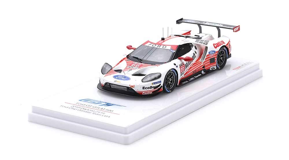 TSM430427 Miniature Collectible Car - White/Red/Black