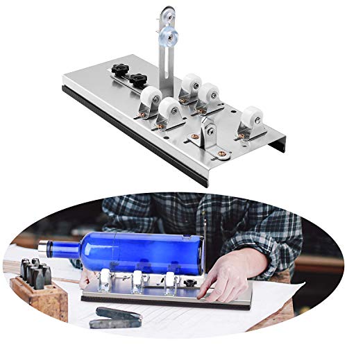 CBTONE Glass Bottle Cutter Glass DIY Cutting Tool Adjustable Bottle Cutter Machine for Round, Oval or Square Glass Bottles