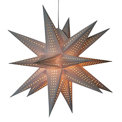 Moravian Christmas White Star Lantern Decorations