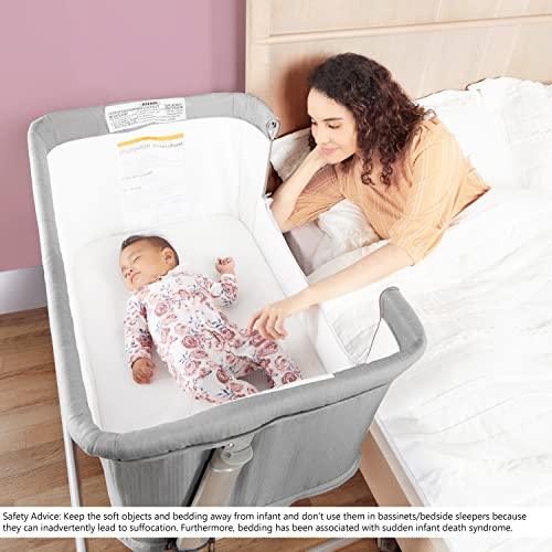 Dream On Me Waves 3in1 Baby Bedside Sleeper and Playard