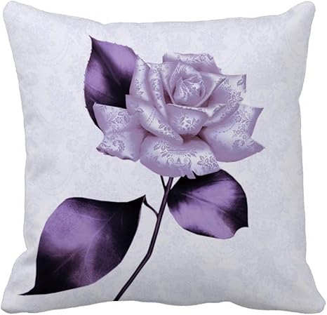 These are sure to liven up any room with their color and personality! uoopoo purple rose accent throw pillow covers decorative pillows covers 18 x 18 for teen girls